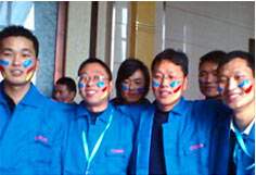 超前涂料90同學(xué)會現(xiàn)場！河南真石漆知名品牌